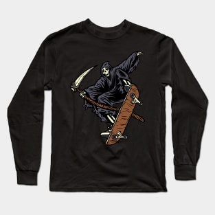 Skate Reaper Long Sleeve T-Shirt